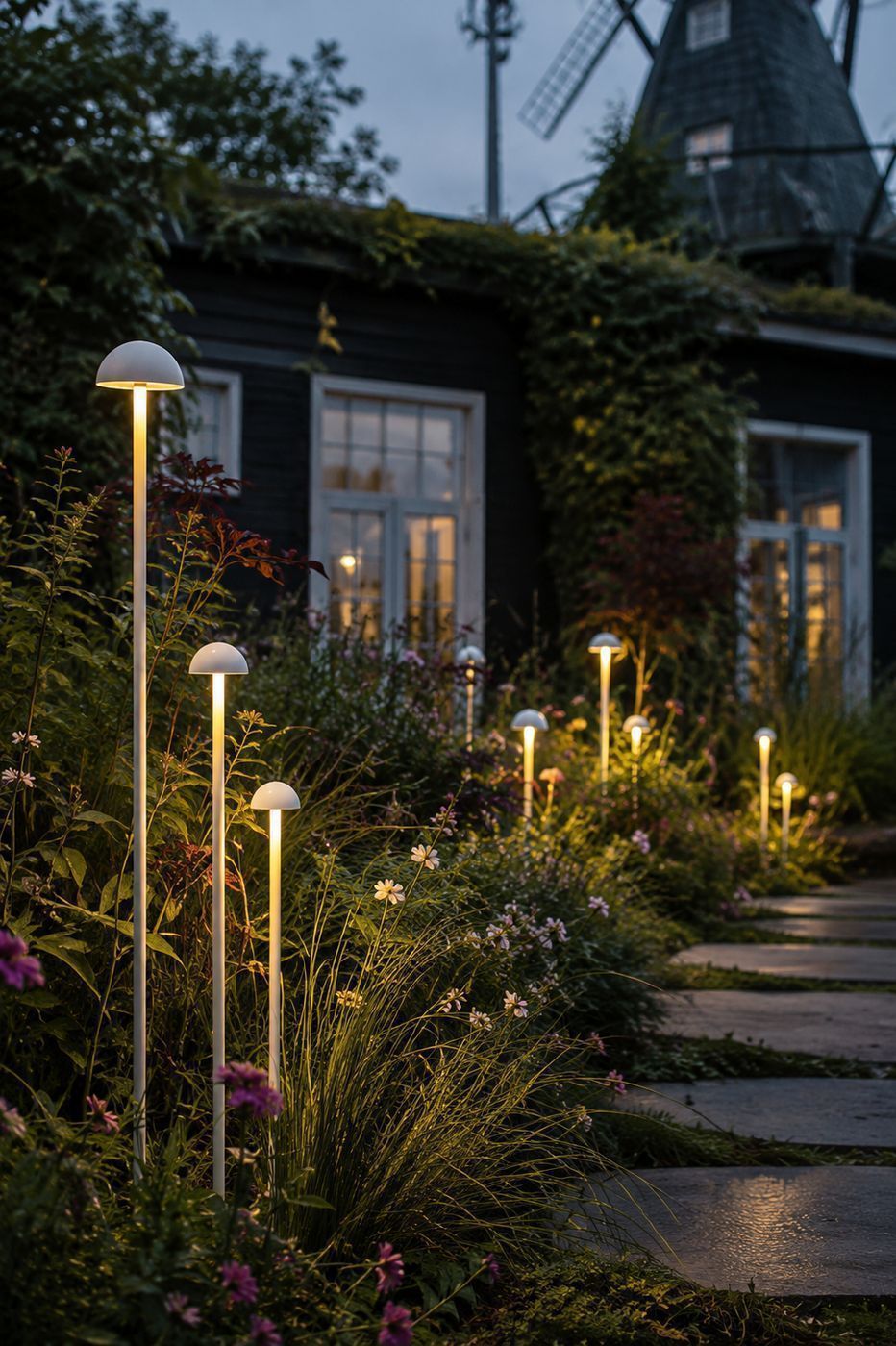 Mushroom Glow, Modern Lumière